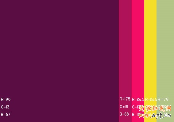 最舒服的顏色搭配值，很有用哦，特別是做設計的??！