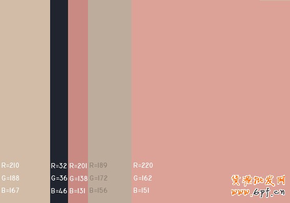 最舒服的顏色搭配值，很有用哦，特別是做設計的??！