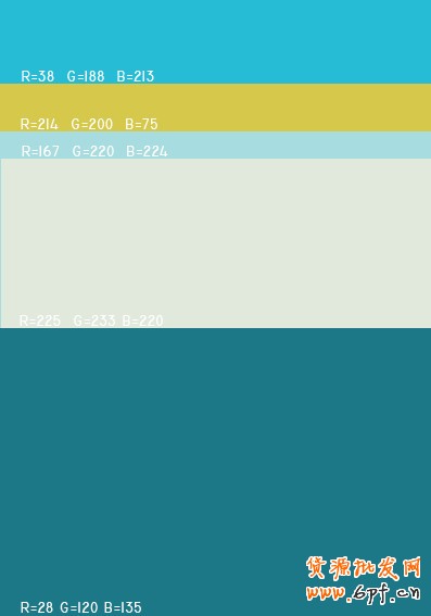 最舒服的顏色搭配值，很有用哦，特別是做設計的??！