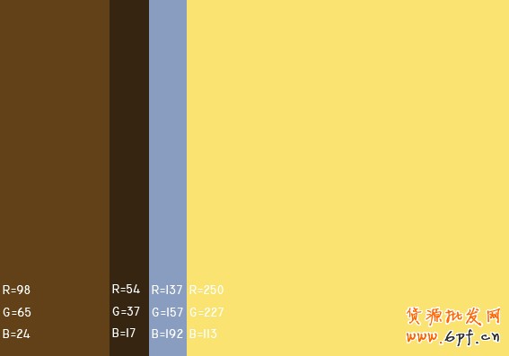 最舒服的顏色搭配值，很有用哦，特別是做設計的！！