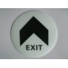 地面疏散指示標志，EXIT圓形地貼膜 PVC夜光地貼膜