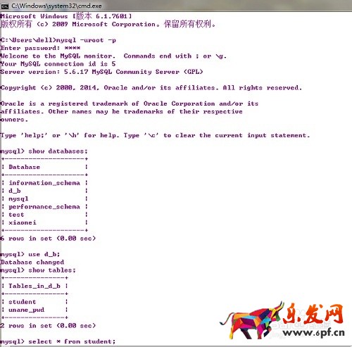 MySQL下載安裝、配置與使用(win7x64)