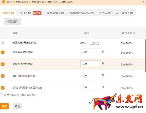直通車(chē)搜索人群