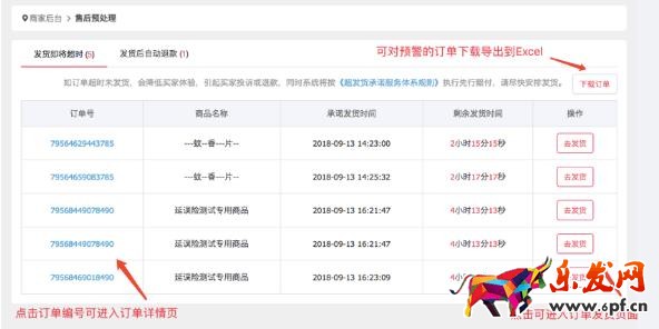 蘑菇街訂單預(yù)警